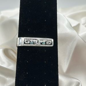 Sterling and Mother of Pearl Inlay Money Clip